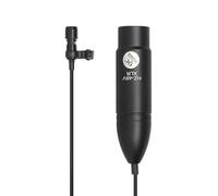 Professional 3-Pin Adapa Barrier Lapel Microphone, Omnidirectional Condenser Microphone for Interview