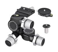 Professional 3-Way Tripod Head, Geared For Precise Adjustment With Panoramic Pan For DSLR Camera(Tripod head kit)