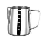 Professional 304 Steel Milk Frother Cup Portable Espresso Steam Jug for Making Beautiful Coffee Art Kitchen Baking Measuring Tool