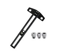 Professional 30CM or 50CM Double Purpose Measuring Tool for Engineers and Craftsmen Aluminum Alloy Construction Double Function Marking Gauges