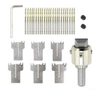 Professional 30pcs Ring Drill Set for Beads - Metal Bits for Jewelry Crafting - Assorted Sizes for Precise Hole Drilling - DIY Workshop Tool Kit