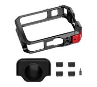 Professional 360 Camera Cage Aluminum-Alloy Frame Rapid Heat Dispersion Design Flexible Cold Shoe Compatibility Cold Shoe Mount Cage