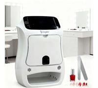 Professional 3D Nail Art Printer Machine Kit with 5 Inch Touch Screen, High Resolution 2400DPI Mobile Nail Printer for Salon Quality Manicure and Home DIY Nail Designs(Machine)