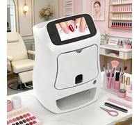 Professional 3D Nail Printer with 5-Inch Touchscreen, App Support, 1200DPI Precision, 3000+ Built-In Nail Art Designs,DIY Custom Photo Printing,for Home or Salon
