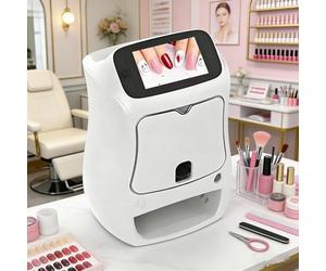 Professional 3D Nail Printer with 5-Inch Touchscreen, App Support, 1200DPI Precision, 3000+ Built-In Nail Art Designs,DIY Custom Photo Printing,for Home or Salon