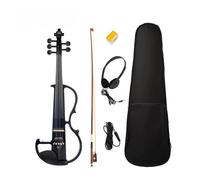 Professional 4/4 Electric Violin Solid Wood Five Strings with Case Violin Starter Kit