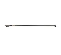 Professional 4/4 Violin Fiddle Bow Golden Silk Braided Carbon Fiber White Horsehair Ebony Frog W Fleur de lis Inlay Durable