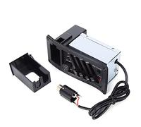 Professional 4 Band Acoustic Guitar Pickup EQ with Battery Box Low Battery Indicator Suitable for Acoustic Classic Folk Guitars. Material: Plastic + Metal Colour: Black Power