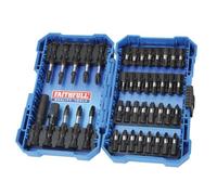 Professional 42-Piece Impact Screwdriver Bit Set By Faithfull For High Torque Performance