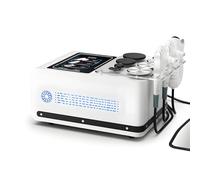 Professional 448K Radio Frequency Therapy Machine - for RF Lifting, Weight Loss & Body Shaping, with 3 Handles & 8 Workstations for Deep Physical Treatment White