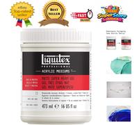 Professional 473ml Matte Super Heavy Gel Medium - Non-Toxic & Water Resistant