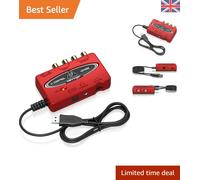 Professional 48kHz USB Audio Interface - Ideal for Musicians and Podcasters