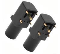 Professional 4mm Banana Jack Socket for Digital Multimeter - PA Nylon Insulated Test Probe Adapter CAT II 1000V(black)