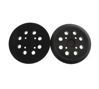 Professional 5" 8 Hook Sanding Disc 2 Pack Rubber Backing Pad with Reinforced Collection for Angle Grinders Evidence Grinding Pad