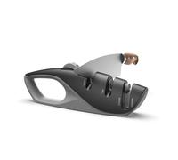 Professional 5 Angle Adjusted Guides Manual Knife Sharpener Tool Design by UK with 3 Stage Rolling Knife Sharpening for Most Kitchen Chefs/Serrated/Bread/Pocket/Hunting Knives, Scissors