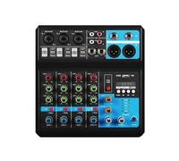 Professional 5 Channel Audio Mixer Console DJ Controller Processor USB Bluetooth Connect For Recording Singing