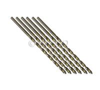 Professional 5 Piece 4mm HSS 4241 Long Straight Shank Twist Drill Bits DR050