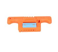 Professional 5 Wire Optical Fiber Stripper Ribbon Fiber Cable Stripper Longitudinal Safe Cable Splicing Tool for Fiber Optic Technicians PVC Material Industrial Steel Blade