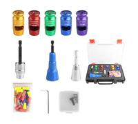 Professional 5Piece Adjustable Cable Stripper 10-36mm Length Heavy Duty Alloy Construction 45mm Reach Alloy Steel Wire Stripper Kit