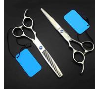 Professional 6.0 Inch Stainless Steel Left-Handed Barber Scissors Set - Sharp and Precise Tools for Men, Women, and Hairdressers