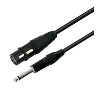 Professional 6.35mm to 3Pin Male Interconnects Cable 1 / 4Inch to 3Pin Male Cable for Studio and Live Sound Music Setups Gold Plate