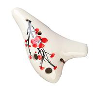 Professional 6-hole Mini Treble C Key Ceramic Ocarina Six-hole Hand-painted Portable Ocarina ocarina instrument (4)
