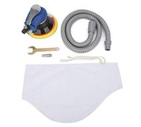 Professional 6 Inch Air Sander Polisher - 150mm Variable Speed Pneumatic Machine with EU 1/4in Inlet for Automotive, Metal, and Wood Outer Layer Finishing