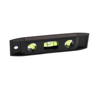Professional 6 Inch For Mini Level For Masonry Work, Compact For Torpedo For Spirit Level With Clear Readout Tubes, Heavy Duty Black Abs Body Long Lasting Performance For Carpenters And Bricklayers