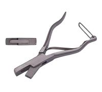 Professional 6-Inch U-Shape Livestock Ear Notcher, Stainless Steel Double Command for Lamb and Sheep