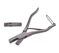 Professional 6-Inch V-Shape Livestock Ear Notcher, Stainless Steel Double Command Sheep and Lamb Notching Tool