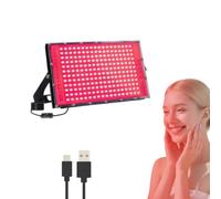 Professional 660nm Red Light Therapy Panel, 216 LEDs Beauty Device (20cm x 30cm), Anti-Aging Facial Rejuvenation Lamp, Hanging Home & Office Spa Equipment, Skincare Wellness Gift