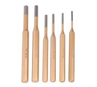 Professional 6pcs Round Head Chisel Set for Accurate Center Punching Needs