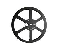 Professional 7" aluminum reel deck holder takes up a small hub of reel for fast and safe tape handling for live performance