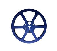 Professional 7" aluminum reel deck holder takes up a small hub of reel for fast and safe tape handling for live performance