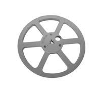 Professional 7" Aluminum Reel Deck Holder takes up the small hub of the reel for quick and safe tape handling live performance aluminum reel hub