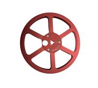 Professional 7" Aluminum Reel Deck Holder takes up the small hub of the reel for quick and safe tape handling live performance aluminum reel hub