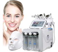 Professional 7-in-1 Hydrogen Oxygen Facial Machine - Hydro Dermabrasion, Oxygen Jet & Hydration Sprayer for Deep Cleansing, Anti-Aging & Skin Rejuvenation - Beauty Salon Skin Management Equipment for