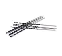 Professional 7-Piece 300mm Helical Drill Bit Set, High Carbon Steel for Deeps Hole Drilling in Hardwood Construction Long Wood Bits for Hardwood Long Shank Bit