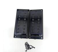 Professional 7-String Humbucker Pickups - Dual Copper Shell Black Electric Guitar Pickups (Set of 2) with 8 Mounting Screws