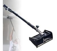Professional 8'',10'',12'' Drywall Flat Finishing Box with 106-165cm Adjustable Handle, Drywall Taping Tools, Drywall Finishing Tools, 120° Adjustable for Home Plastering Wall/Ceiling(Size:8inch)