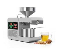 Professional 820W Oil Extractor, Stainless Steel Automatic Press for Peanuts Sesame Flaxseed, Home Kitchen Maker with High Yield and Heat Control Technology