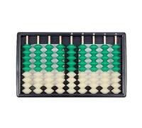 Professional 9-Digit Beads Abacus Calculator Math Learning Aid Portable ABS Column Kid Educational Toy ABS Abacus