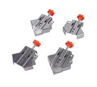 Professional 90 Degree Corner Clamp Double Open Close Designs Right Angles Clamps 4pcs for Cabinet Joinery Box Assembly Strong Steel Frames Clamps