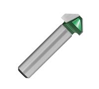 Professional 90 Degree V Shaped Router Bit Aluminum Plate Slotting Cutter Wall Cutter 1/4inch/6MM/8mm Woodworking Chamfer Tool