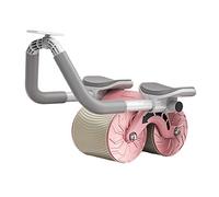 Professional Ab Roller Wheel Fitness Equipment Home Gym Ab Machine Workout Pink, 47 x 30 x 26cm