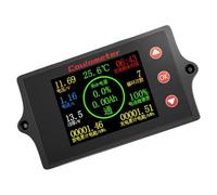 Professional ABS Coulomb Meter with Color Screen Ideal for Electricians and Engineers 8-100V Digital Coulometer Electrical Tester