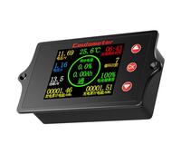 Professional ABS Coulomb Meter with Color Screen Ideal for Electricians and Engineers 8-100V Digital Coulometer Electrical Tester