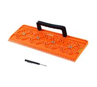 Professional ABS Hole Positioning Guide Featuring Detachable Handle and Alignment for Electricians and Construction Tasks Socket Installation Template