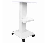 Professional ABS Salon Trolley - Heavy Duty Rolling Cart with Silent Wheels, Storage Basket & Tool Tray for Hair Salon, Spa, Tattoo Studio, Home Organizer