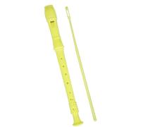 Professional ABS Saxophone Descant Recorder Clarinet 8 Holes Style C Key Beginners Professional Universal Soprano Recorder (Color : Yellow)